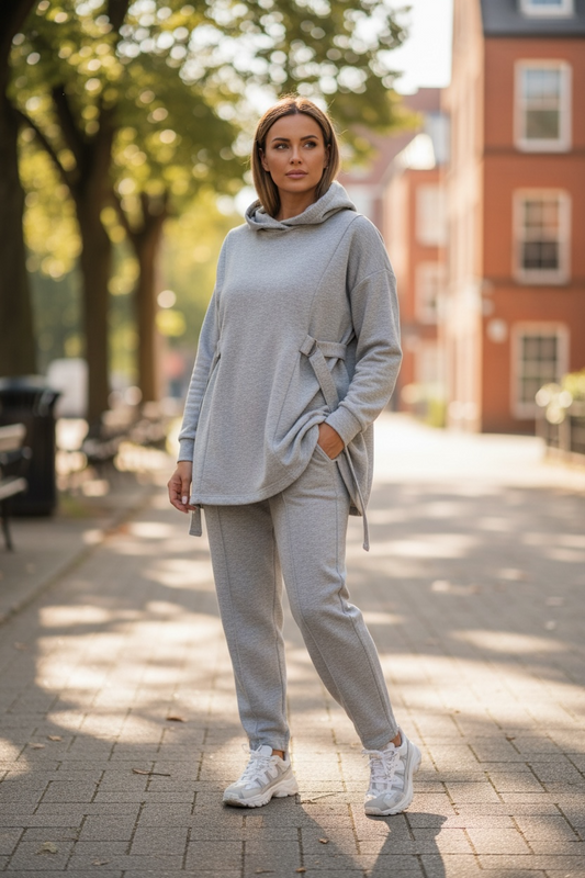 SUDADERA BELINDA | GRIS