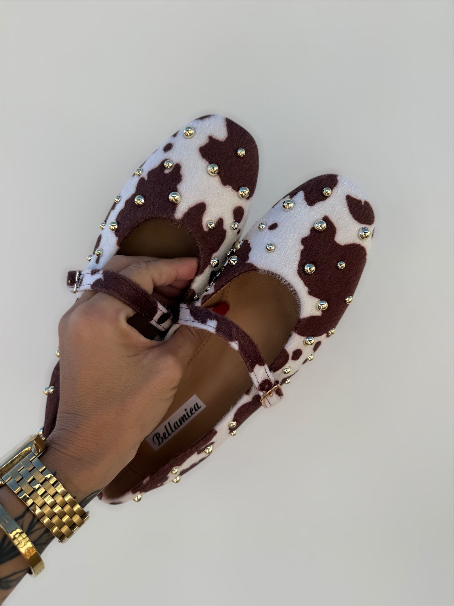 ZAPATOS BAILARINA COW TACH